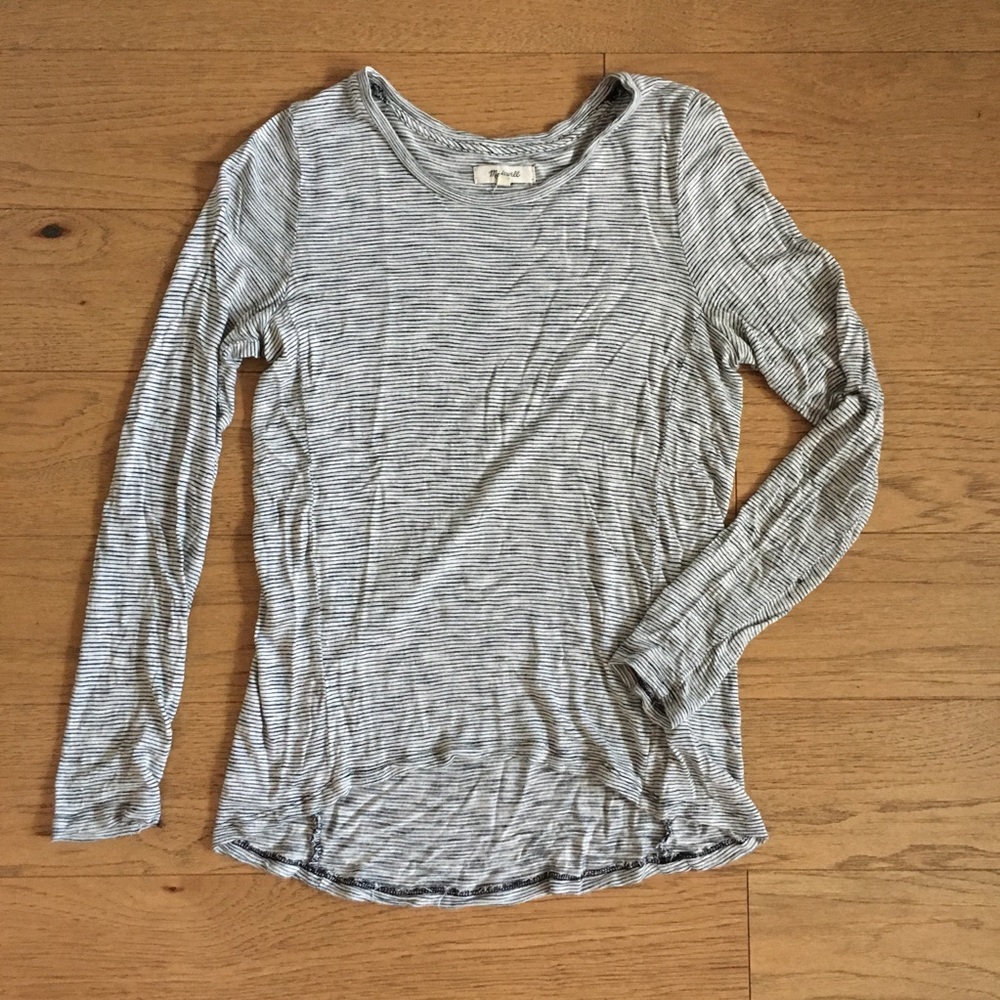 Striped Madewell long sleeve tee